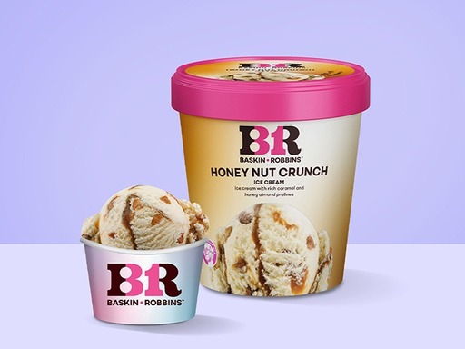Honey Nut Crunch Ice Cream(Family Prepack)
