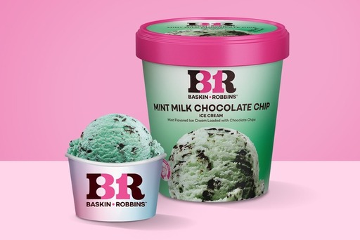 Mint Milk Chocolate Chips Ice Cream (Small Scoop)