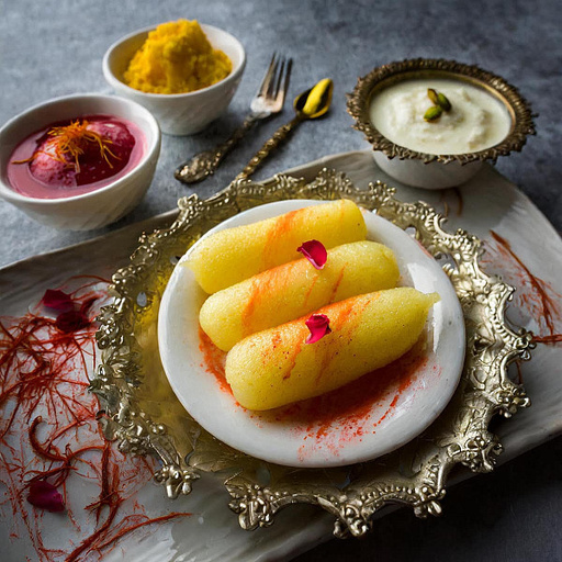 Kesar Cham Cham With Rabri