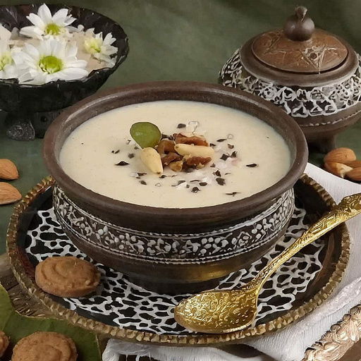 Zaffrani Phirni - 100 Gms (Kulhad)