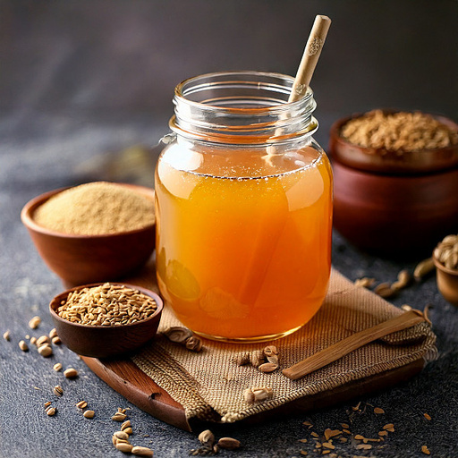 Sweet Sattu Sharbat [450 Ml Mason Jar]