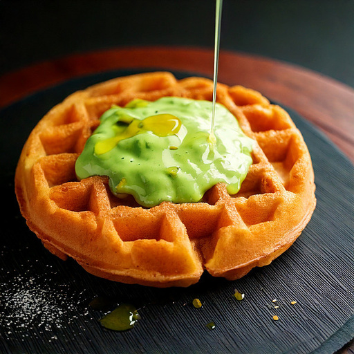 Malai Kulfi Choco Waffle