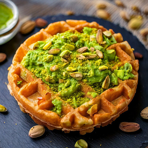 Kunafa Pistachio Waffle