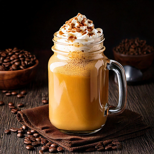 Coffee Sattu Shake [450 Ml Mason Jar]