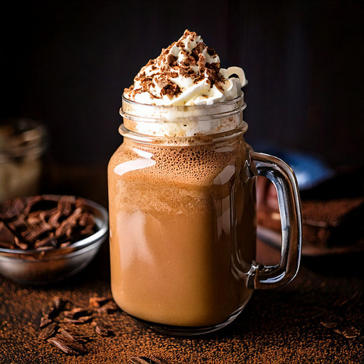 Choco Sattu Shake [450 Ml Mason Jar]