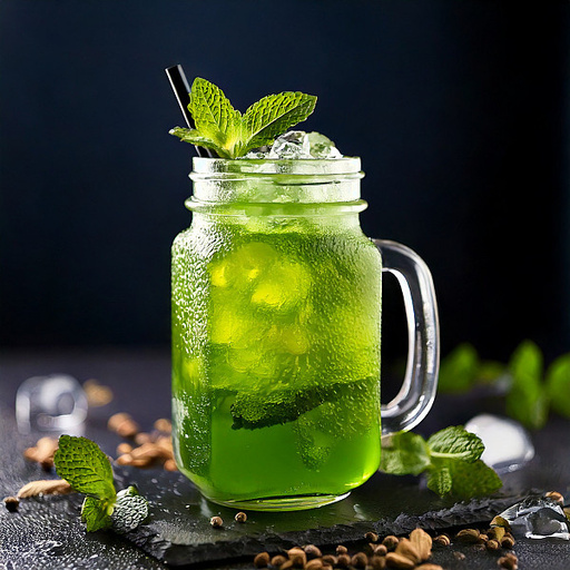 Mint Jeera Cooler [450 Ml Mason Jar]