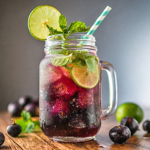 Jamun Mojito [450 Ml Mason Jar]