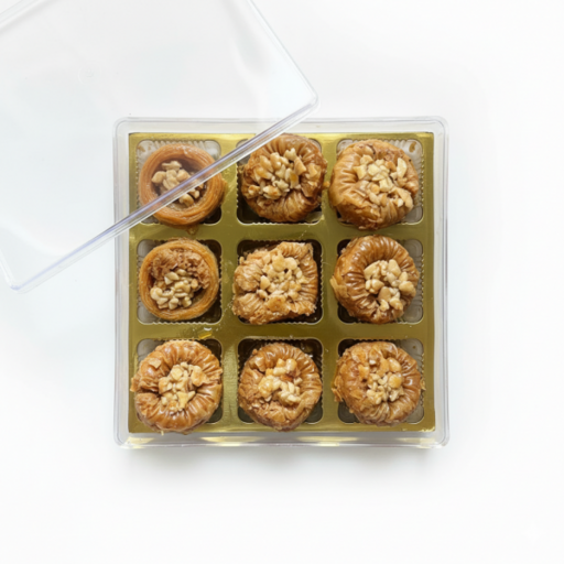 Classic Charm Baklava Gift Box - 9 Cavity Square [1 Variant]