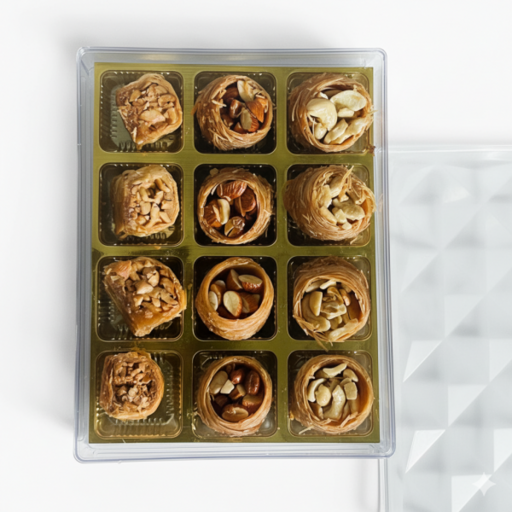 Triple Treat Baklava Gift Box - 12 Cavity Recta [3 Variants]