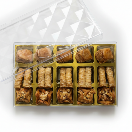Trio Harmony Baklava Gift Box - 15 Cavity Recta [3 Variants]