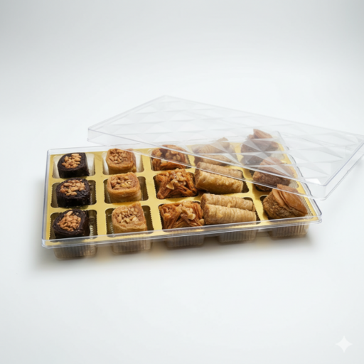 Five Flavors Baklava Gift Box - 15 Cavity Recta [5 Variants]