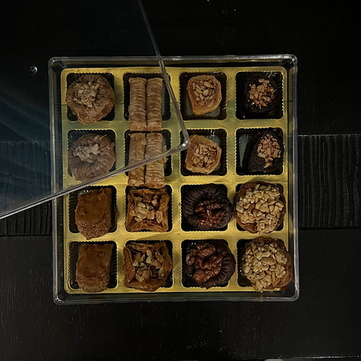 Flavor Fiesta Baklava Gift Box - 16 Cavity Square [8 Variants]