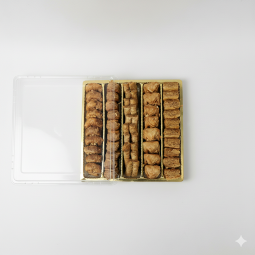 Quintuple Indulgence Baklava Gift Box - 5 Line Square [5 Variants]