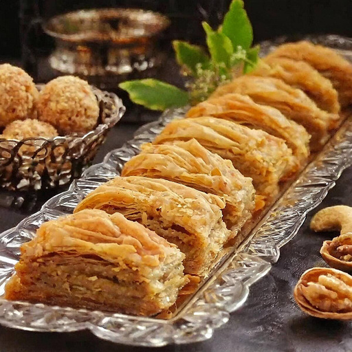 Cashew & Almond Rose Bud Baklava