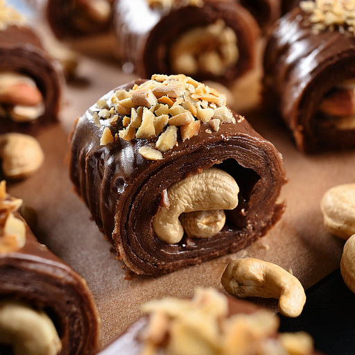 Chocolate Cashew Kitta Baklava