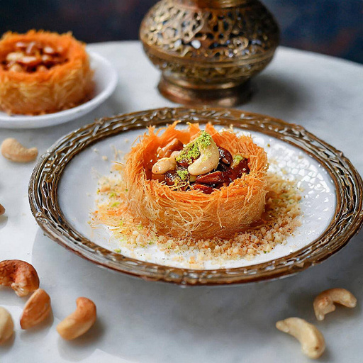 Cashew Tart Kunafa Baklava