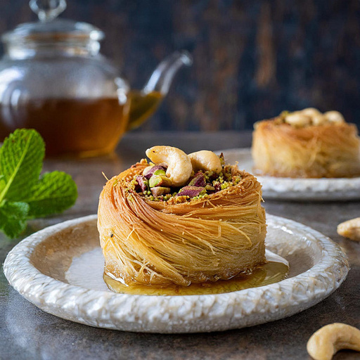 Cashew Oshe Bul Bul Kunafa Baklava