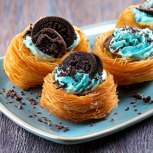 Oreo Oshe Bul Bul Kunafa Baklava