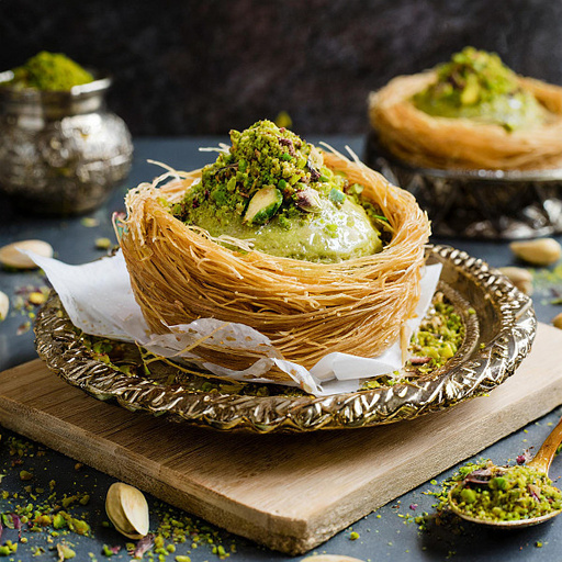 Rasmalai Pistachio Oshe Bul Bul Kunafa Baklava