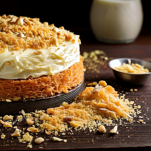 White Chocolate Kunafa [5" 220 Gms]