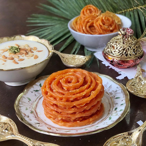 Jalebi With Rabri