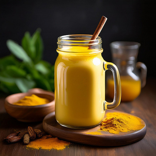 Turmeric Milk [450 Ml Mason Jar]