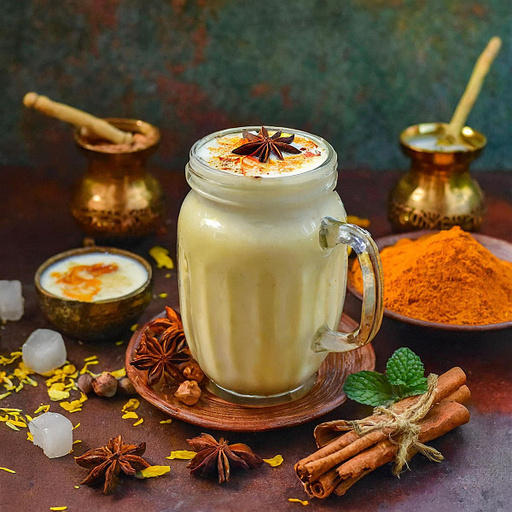 Thandai Milk [450 Ml Mason Jar]