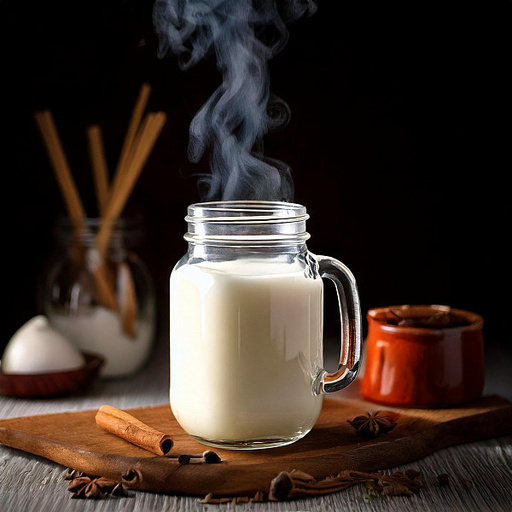 Plain Hot Milk [450 Ml Mason Jar]