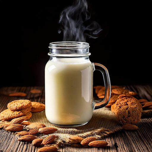 Hot Almond Milk [450 Ml Mason Jar]