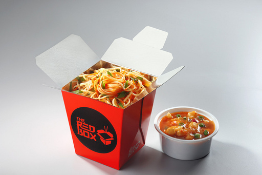 Veg Nanking Noodles + Hot Garlic Potato (Gravy).C1