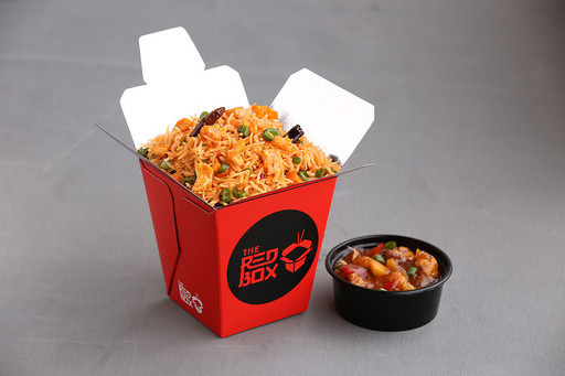 Chicken Schezwan Fried Rice + Chilli Chicken (Gravy).C1