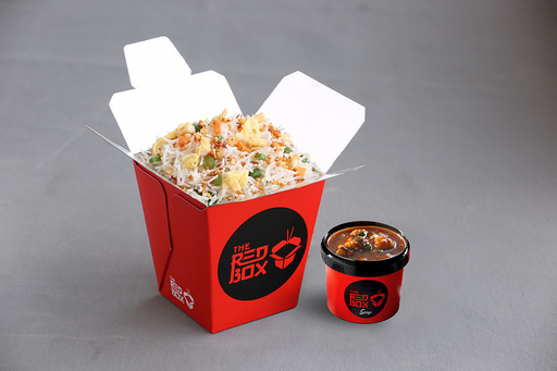 Chicken Burnt Garlic Fried Rice + Chilli Chicken (Gravy)