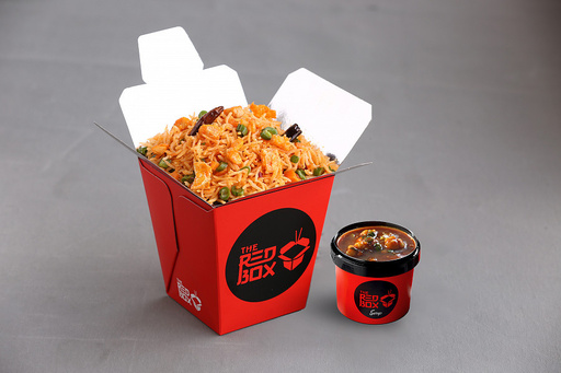 Prawn Thai Fried Rice + Prawn Capsicum (Gravy)