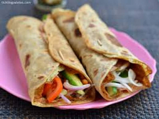 Aloo Tikki Kebab Kathi Roll